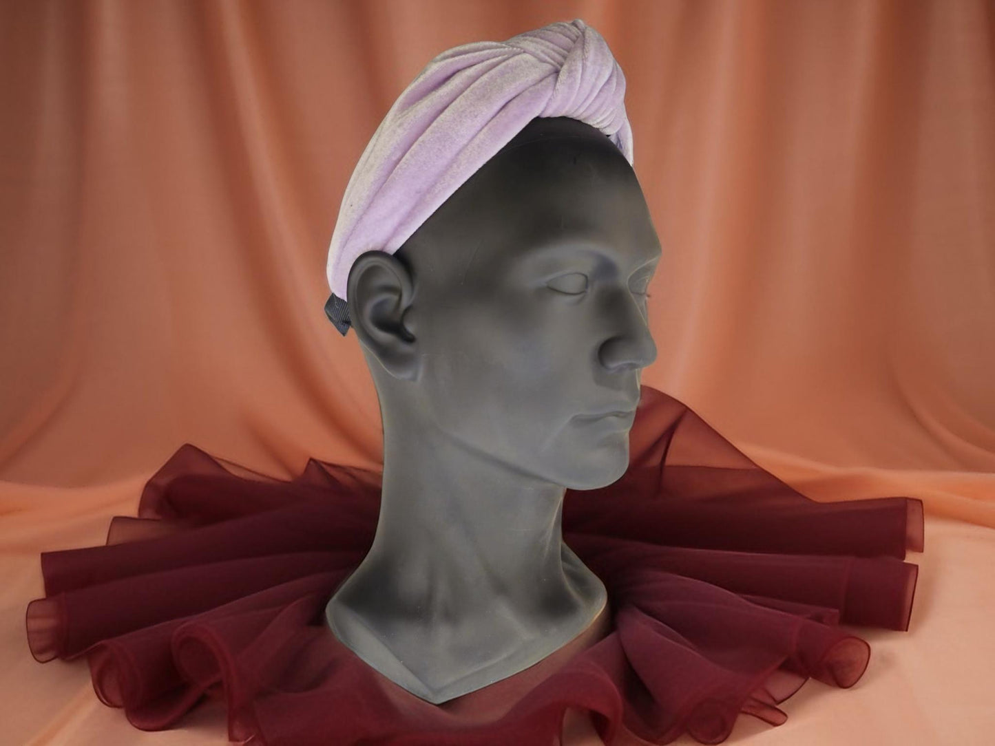 Haarreif lila mit Versteck