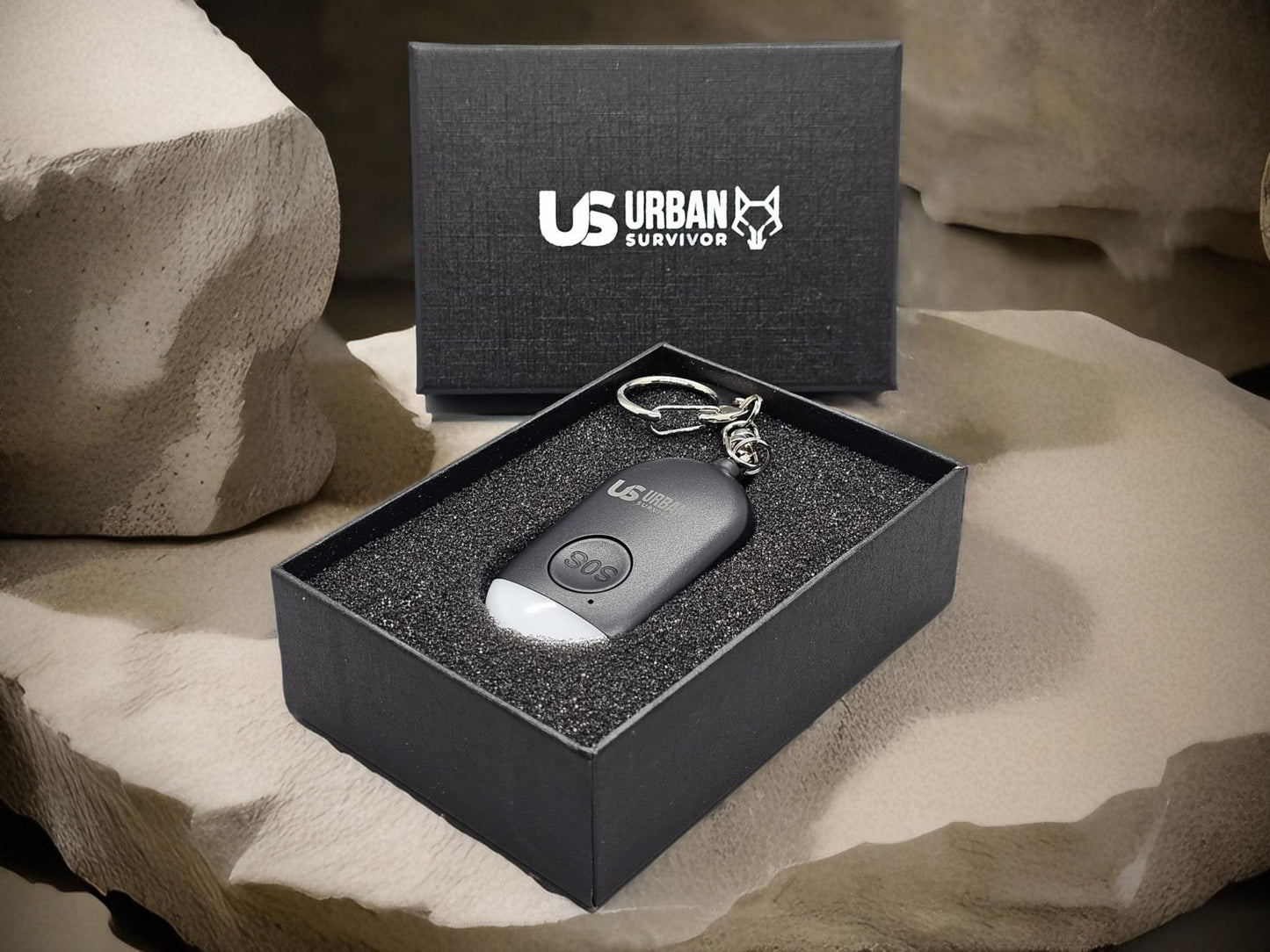 Schrill-Alarm 130dB schwarz