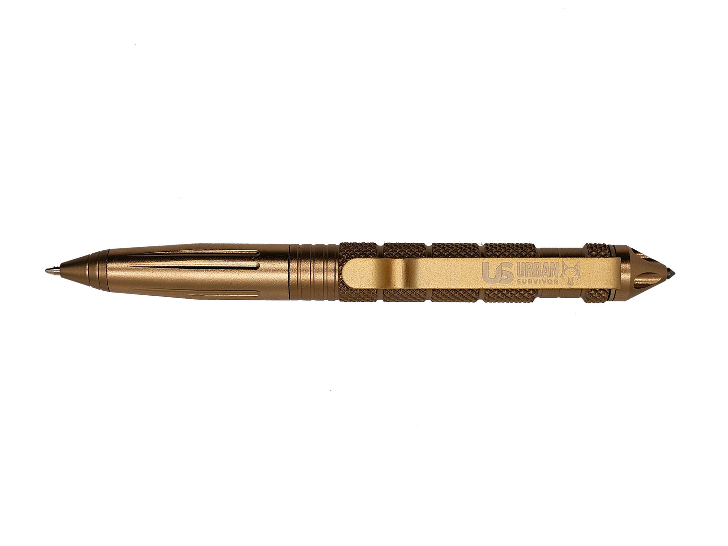 Taktischer Stift in Gold.