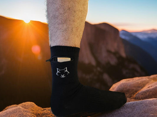 Socke mit Mehrzweckfach